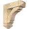 Ekena Millwork Merced Arts and Crafts Rough Sawn Bracket w/ Offset Brace, Douglas Fir, 6"W x 18"D x 18"H BKT0604X18X18MRC03RDF - alternate 1